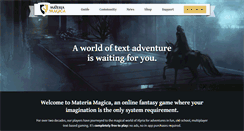 Desktop Screenshot of materiamagica.com
